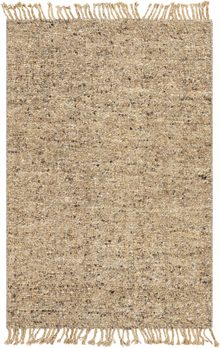Humbird Beige Modern Style Hand Woven Wool Area Rug