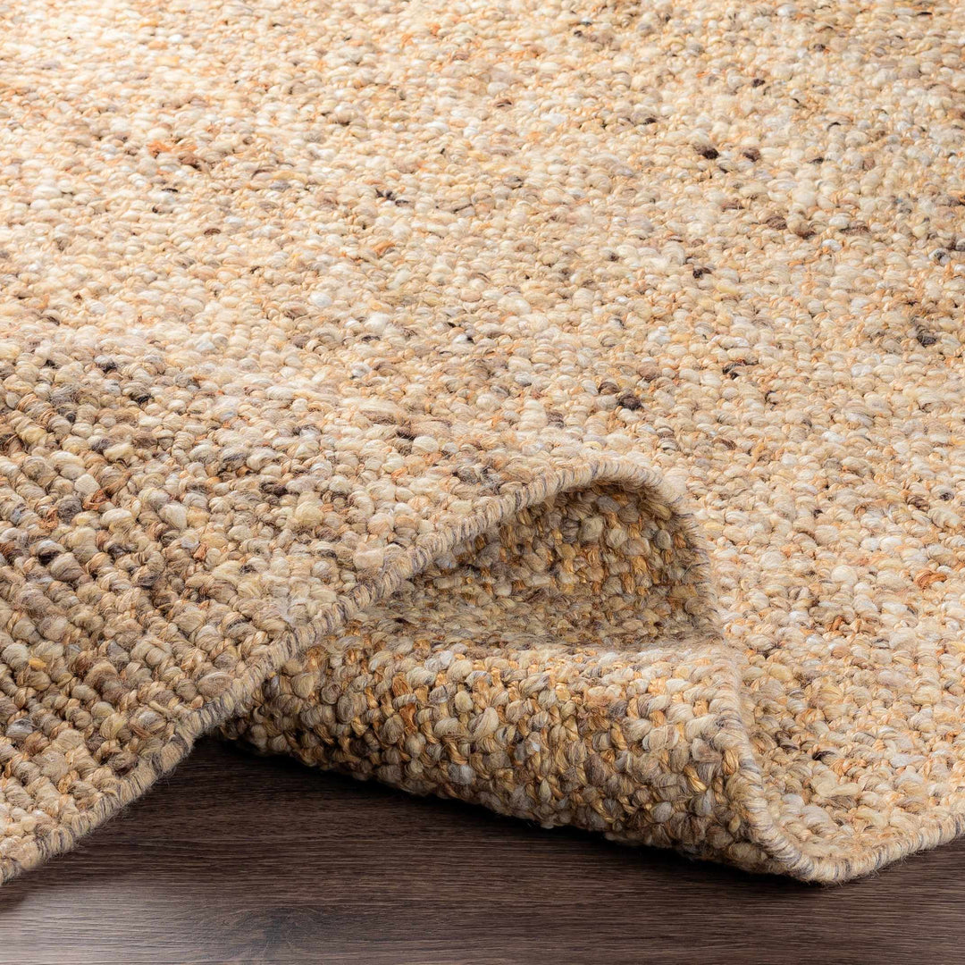 Humbird Beige Modern Style Hand Woven Wool Area Rug