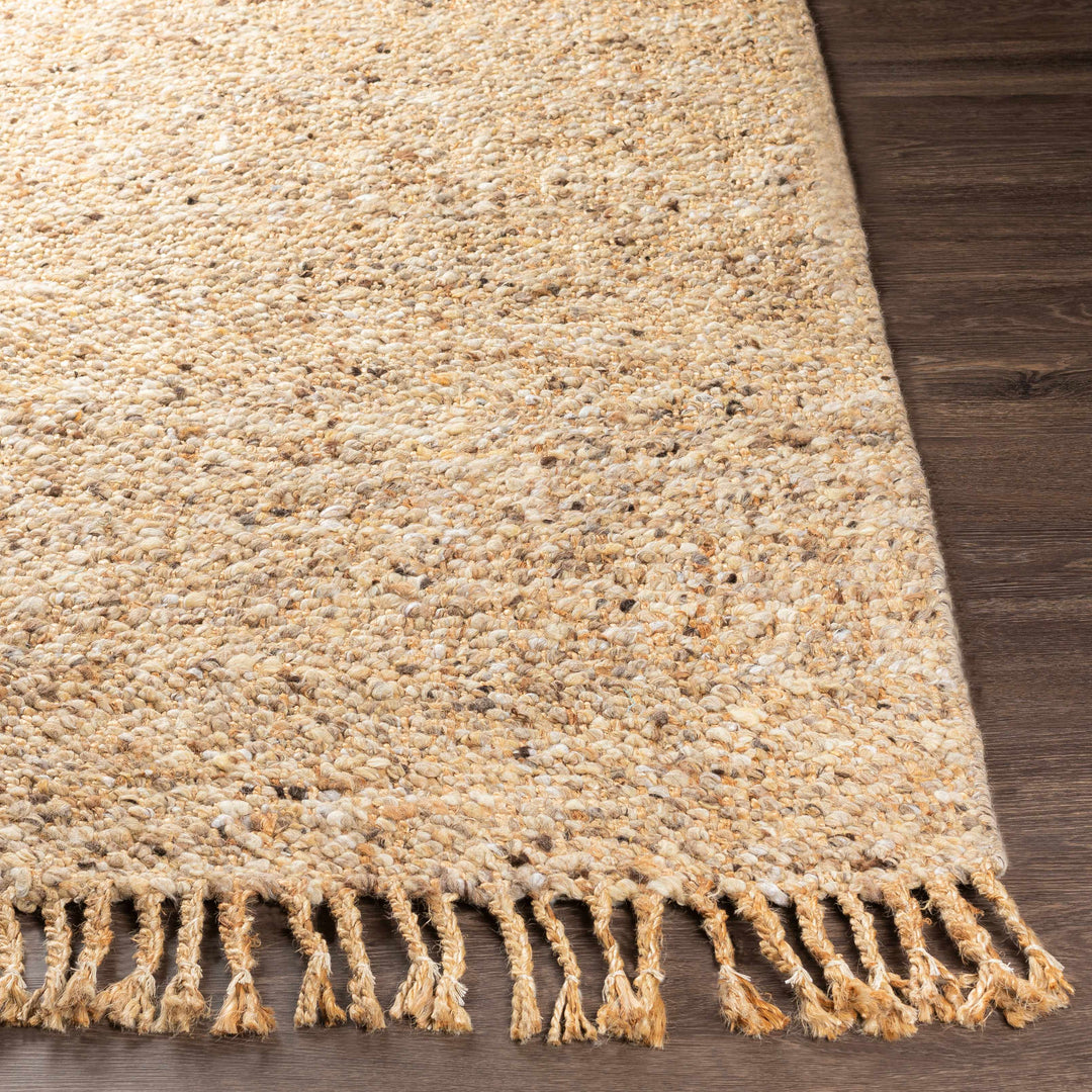 Humbird Beige Modern Style Hand Woven Wool Area Rug