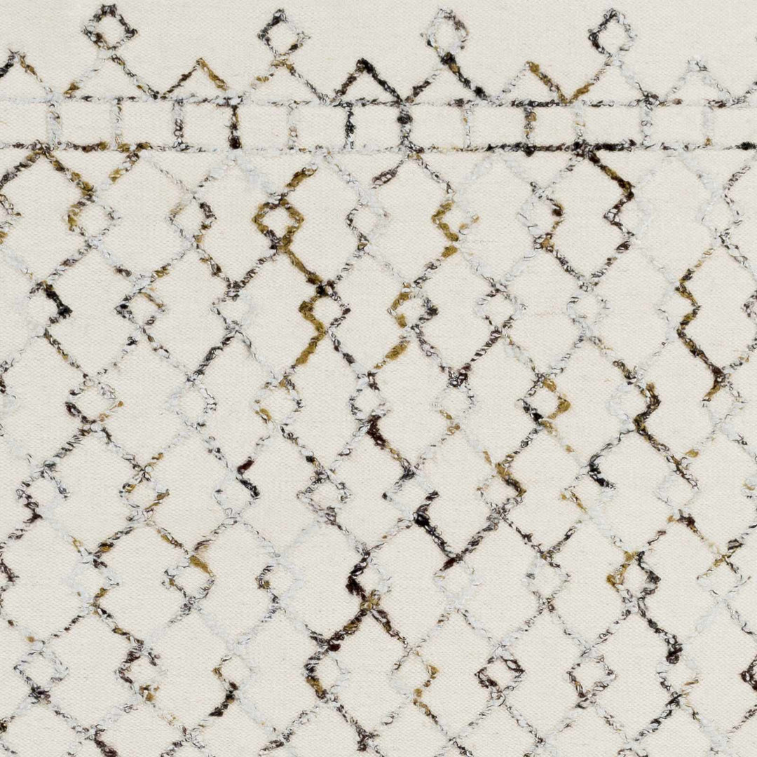 Husum Contemporary White And Gray Rug - The Rug Decor
