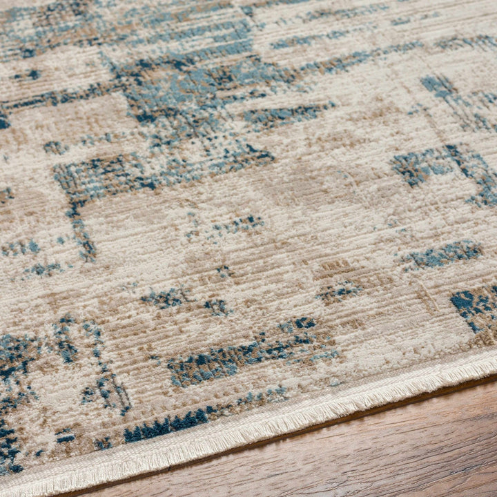 Hyeon Contemporary Abstract Gray And Beige Rug - The Rug Decor