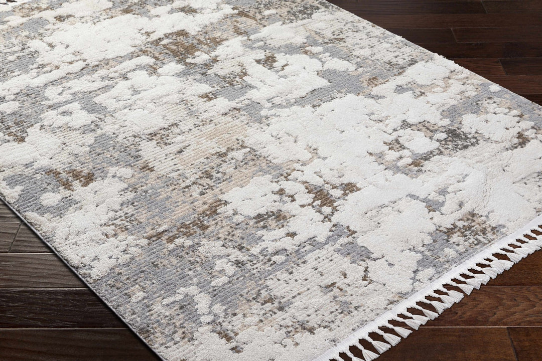 Idola Contemporary Abstract Gray And Camel Rug - The Rug Decor
