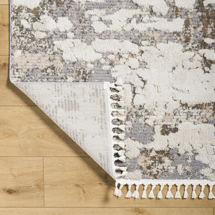 Idola Contemporary Abstract Gray And Camel Rug - The Rug Decor