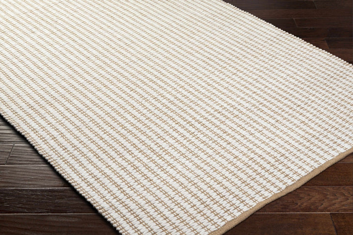 Ieuan Contemporary Ivory And Beige Geometrical Rug - The Rug Decor