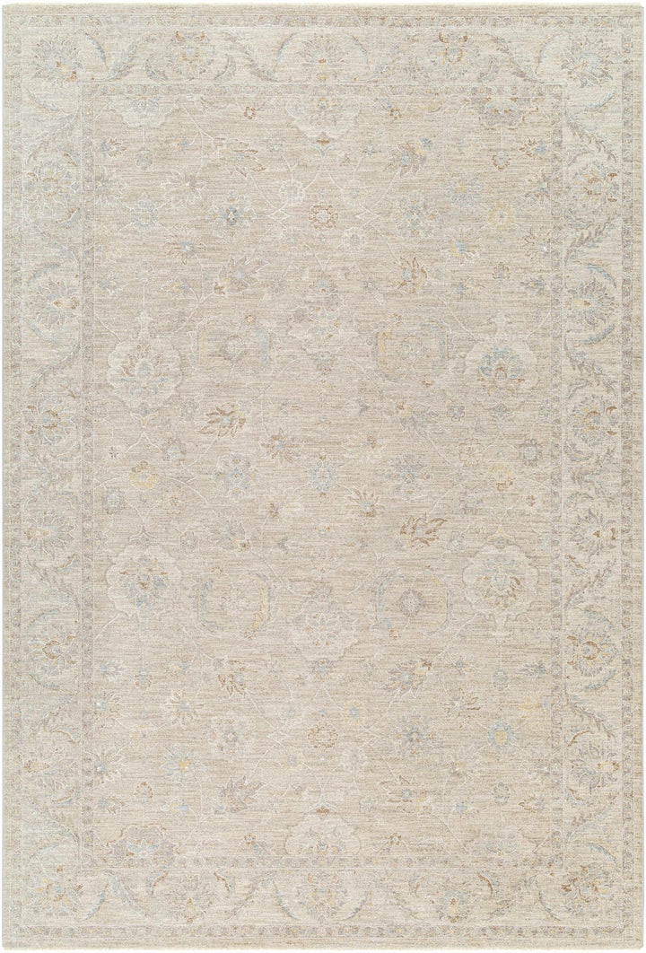 Iikka Traditional Beige And Gray Area Rug - The Rug Decor