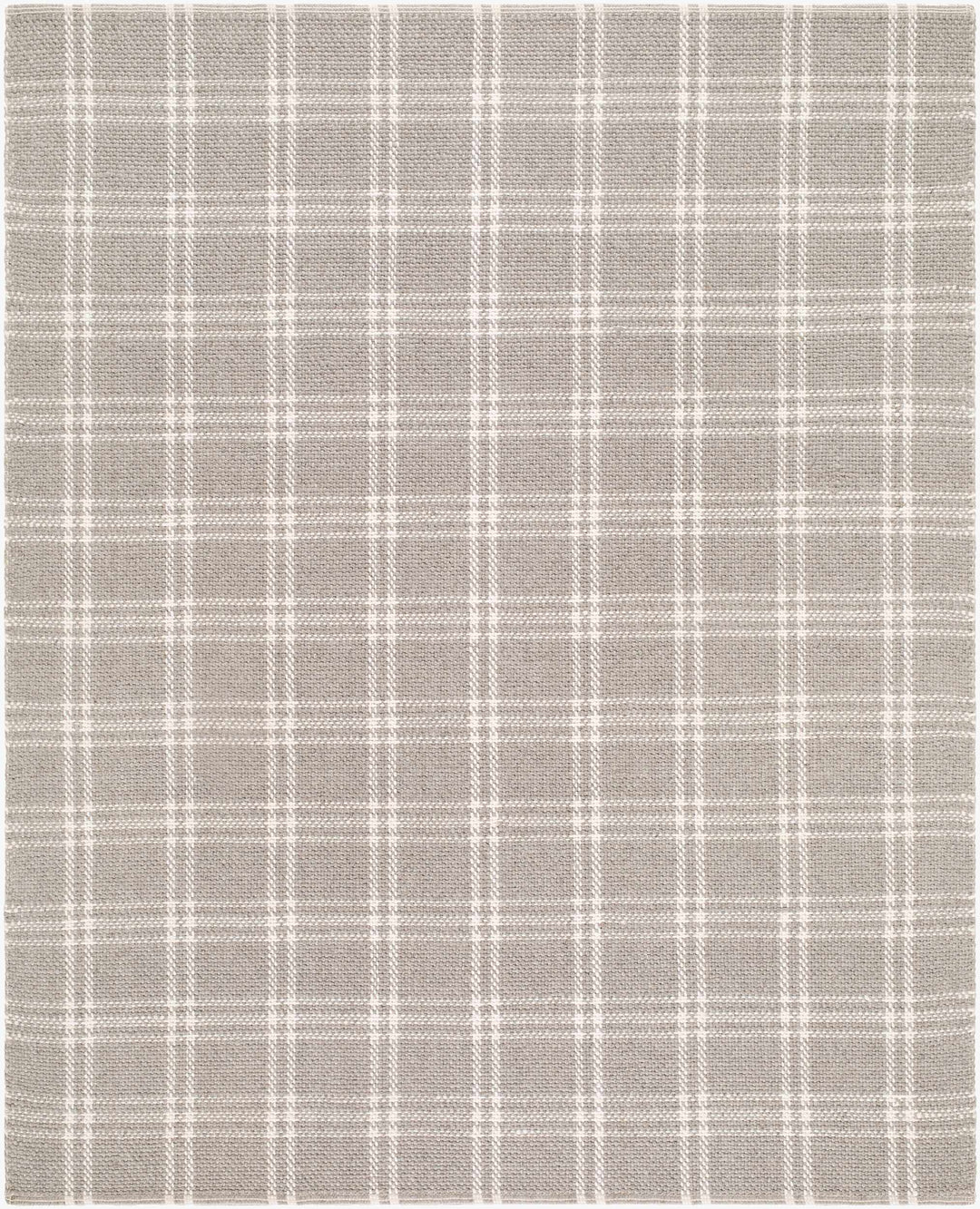Dhyana Modern Geometrical Gray Hand Woven Area Rug