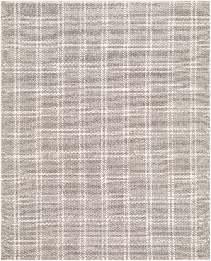 Dhyana Modern Geometrical Gray Hand Woven Area Rug