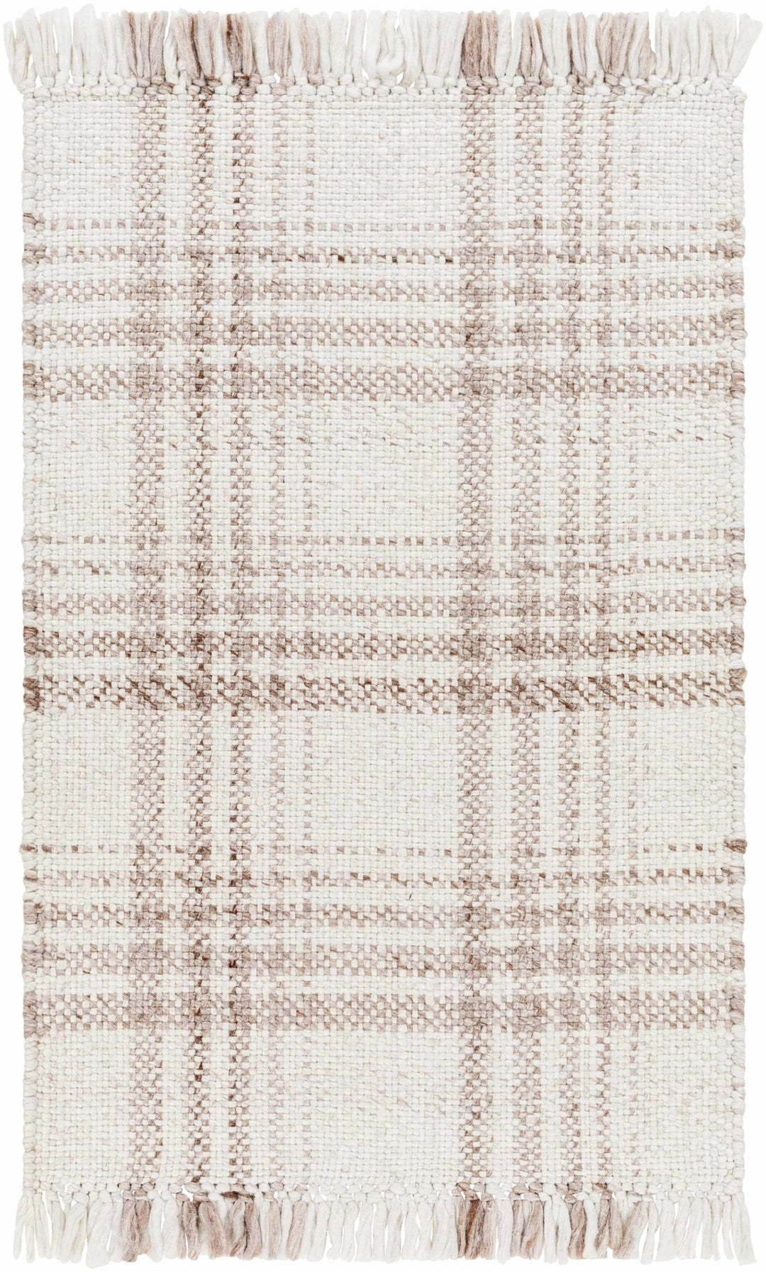 Inara Contemporary Brown And Ivory Area Rug - The Rug Decor