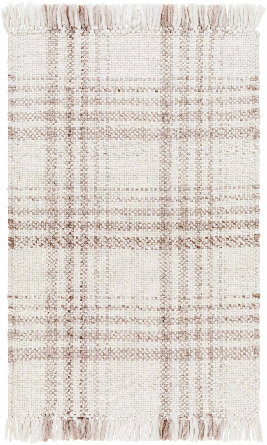 Inara Contemporary Brown And Ivory Area Rug - The Rug Decor