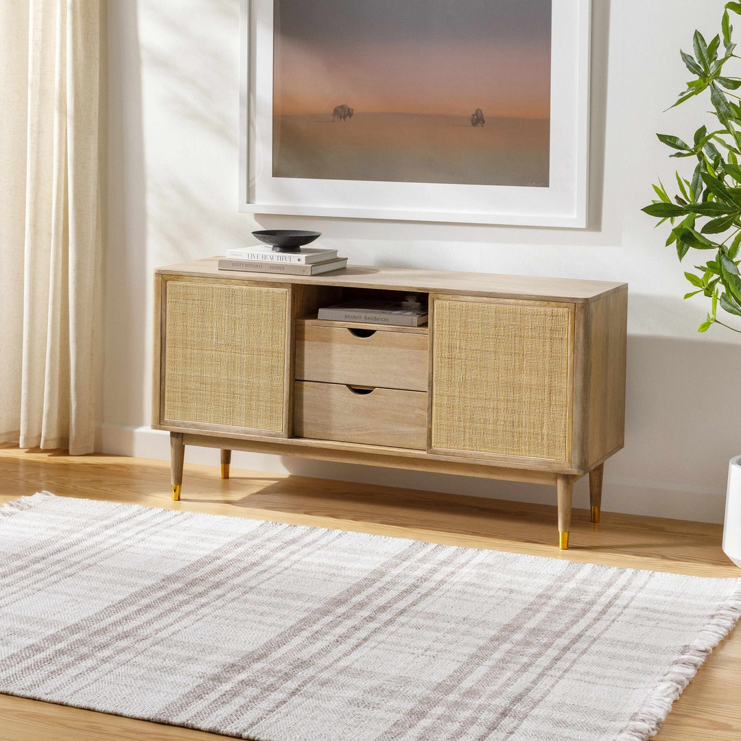 Inara Contemporary Brown And Ivory Area Rug - The Rug Decor