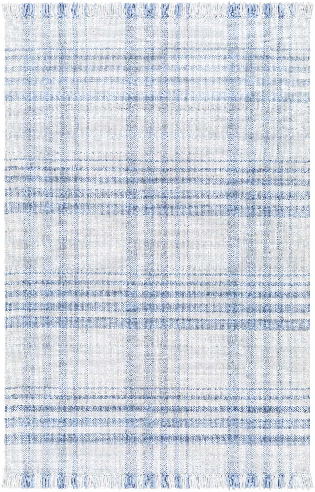 Inara Contemporary Style Blue And White Area Rug - The Rug Decor