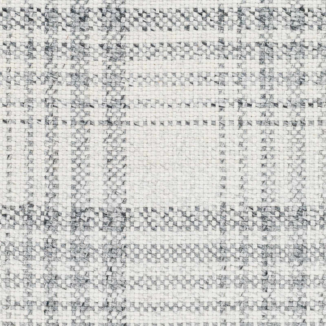 Inara Modern Gray Plaid Design Area Rug - The Rug Decor
