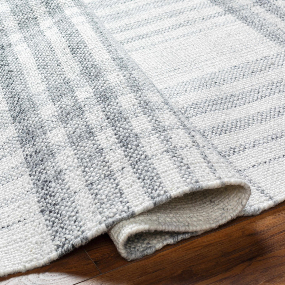 Inara Modern Gray Plaid Design Area Rug - The Rug Decor