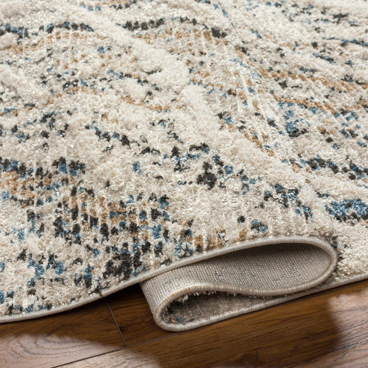 Ioane Contemporary Abstract Beige And Charcoal Rug - The Rug Decor