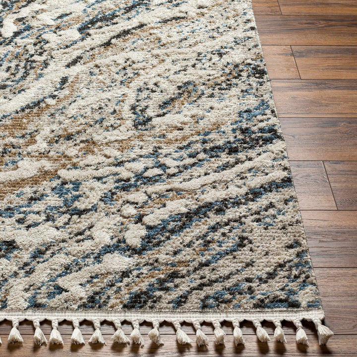 Ioane Contemporary Abstract Beige And Charcoal Rug - The Rug Decor