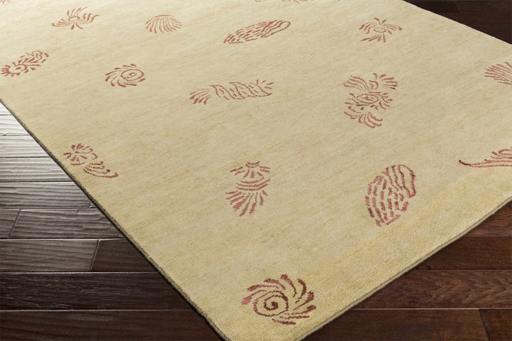 Ione Modern Style Beige And Brown Hand Knotted Area Rug - The Rug Decor