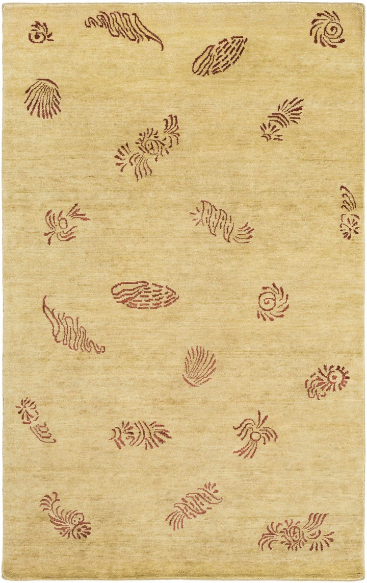 Ione Modern Style Beige And Brown Hand Knotted Area Rug - The Rug Decor