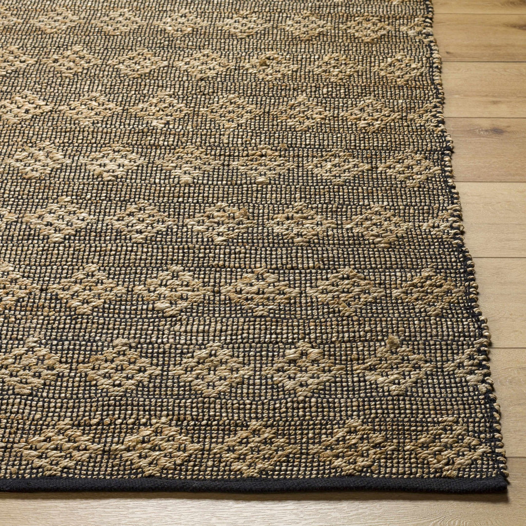 Irina Brown And Black Hand Woven Cotton Rug - The Rug Decor