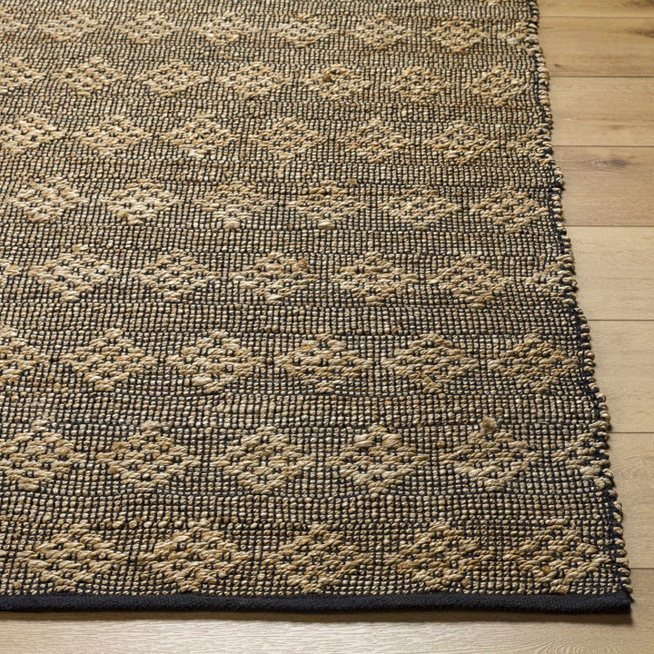 Irina Brown And Black Hand Woven Cotton Rug - The Rug Decor