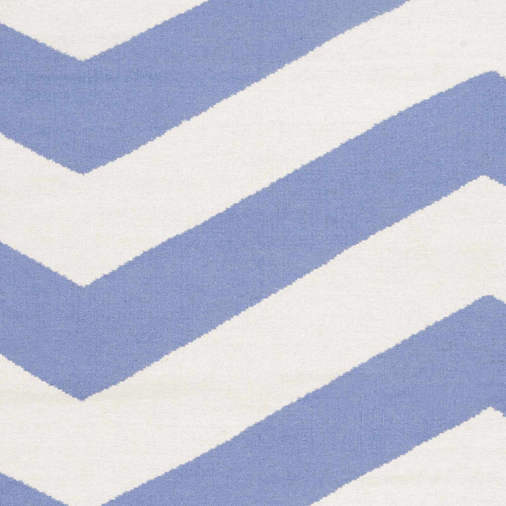 Irmo  Ivory And Blue Modern Style Hand Woven Area Rug