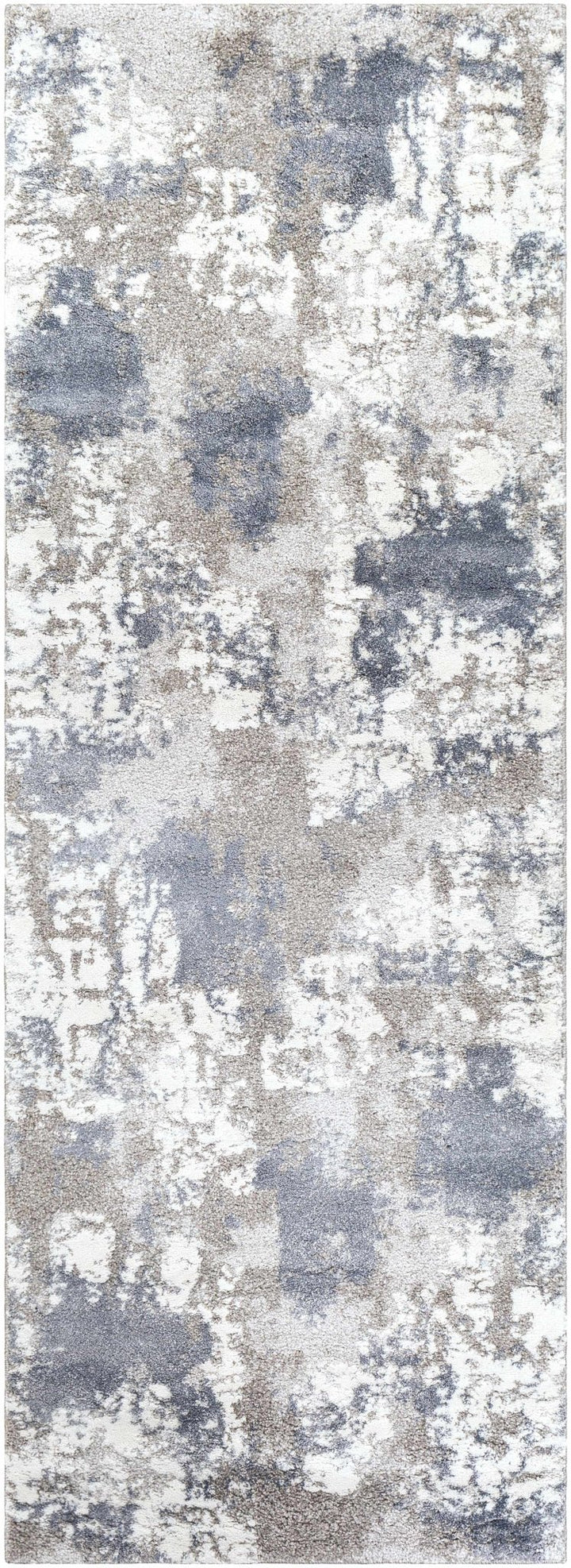 Iroquois Contemporary Abstract Gray And Ivory Area Rug - The Rug Decor