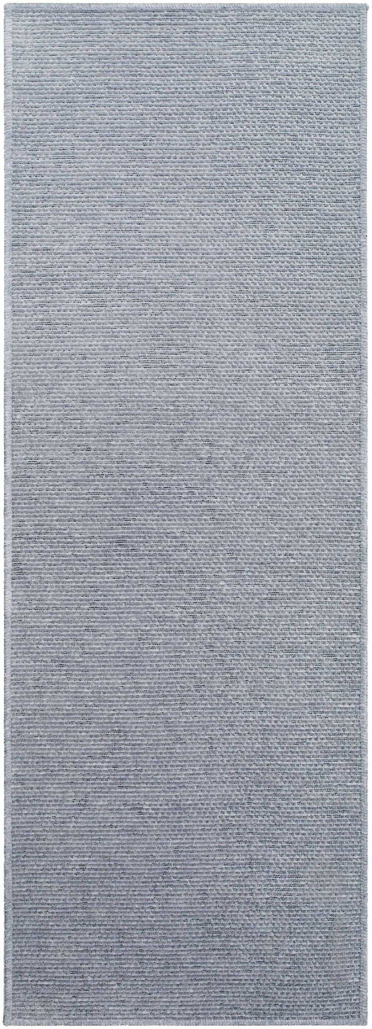 Isako Blue & Gray Modern Solid Design Washable Rug - The Rug Decor