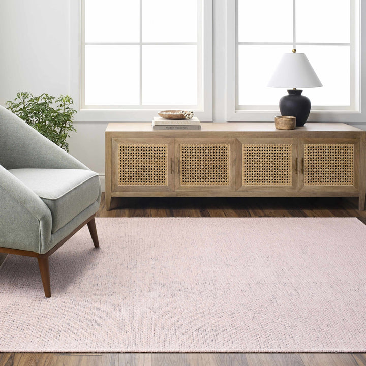 Isako Modern Abstract Pink Area Rug - The Rug Decor
