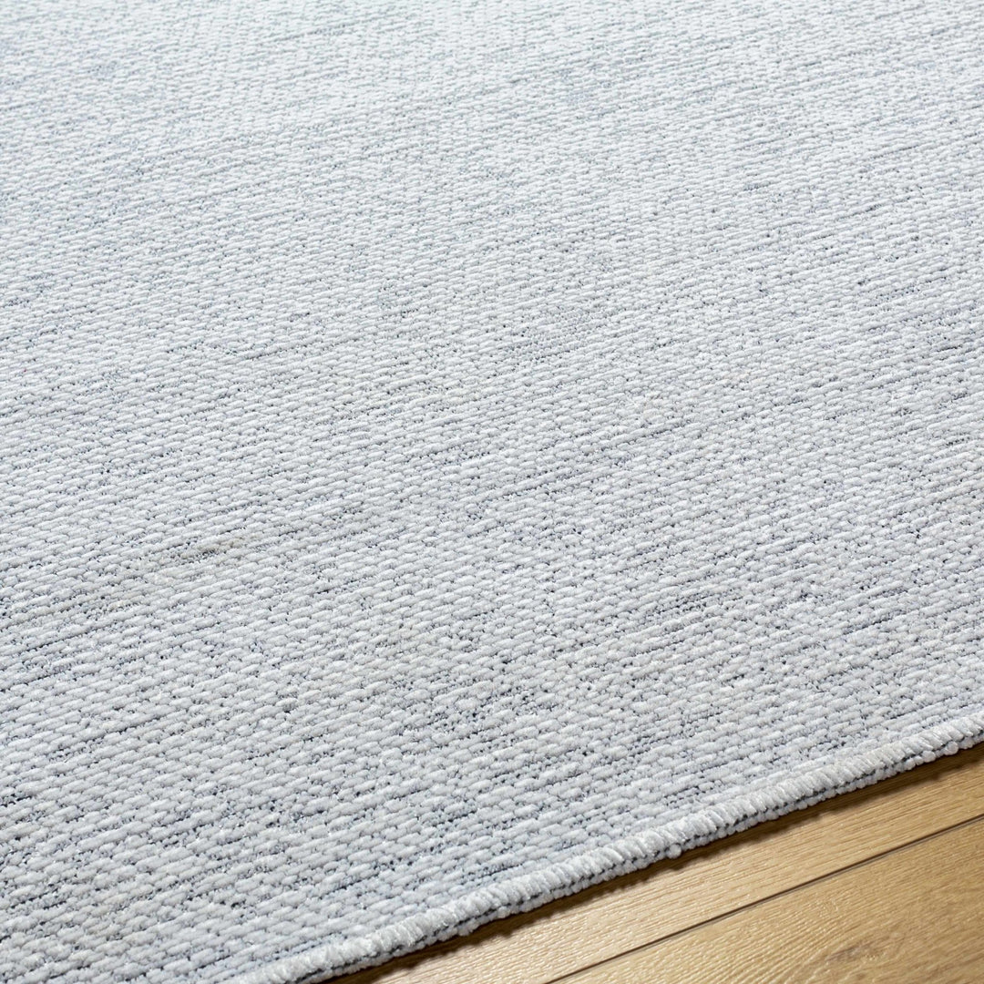 Isako Modern Solid Design Silver Washable Rug - The Rug Decor