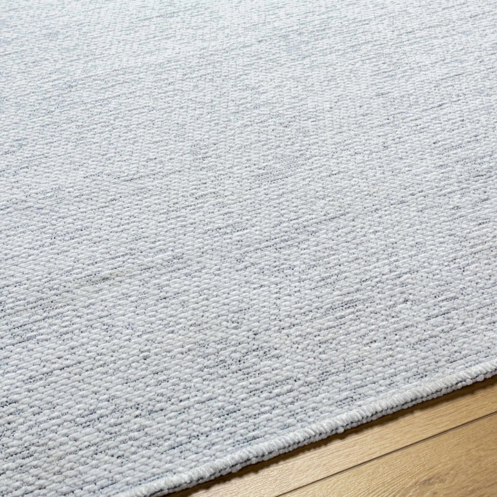 Isako Modern Solid Design Silver Washable Rug - The Rug Decor