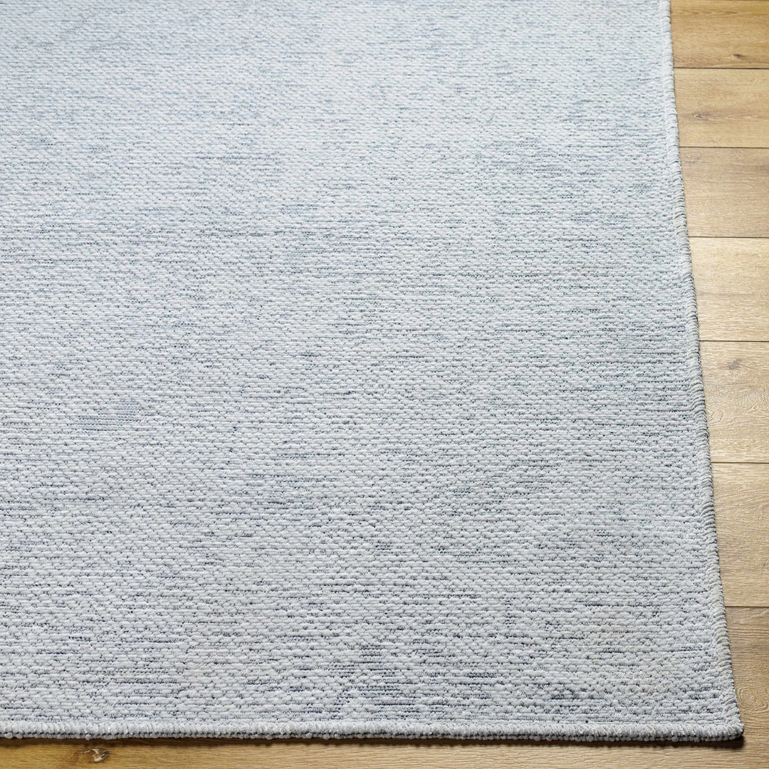 Isako Modern Solid Design Silver Washable Rug - The Rug Decor