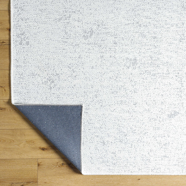Isako Modern Solid Design White Washable Area Rug - The Rug Decor