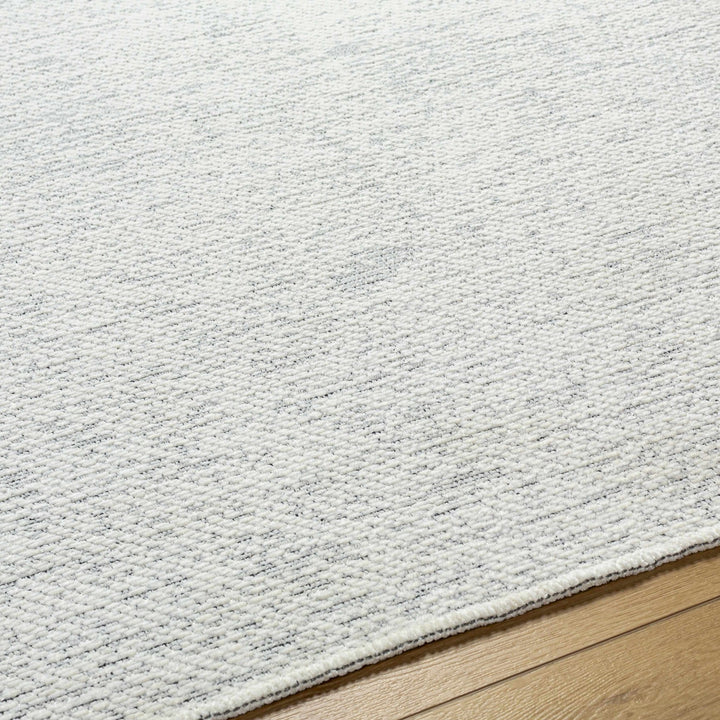 Isako Modern Solid Design White Washable Area Rug - The Rug Decor