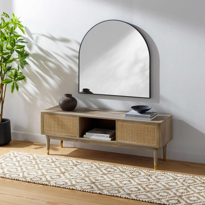 Isaye Contemporary Geometrical Beige And Ivory Rug - The Rug Decor