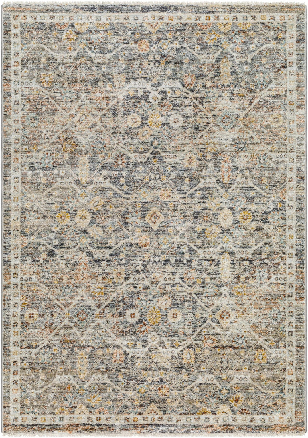 Issay Traditional Style Beige And Gray Rug - The Rug Decor