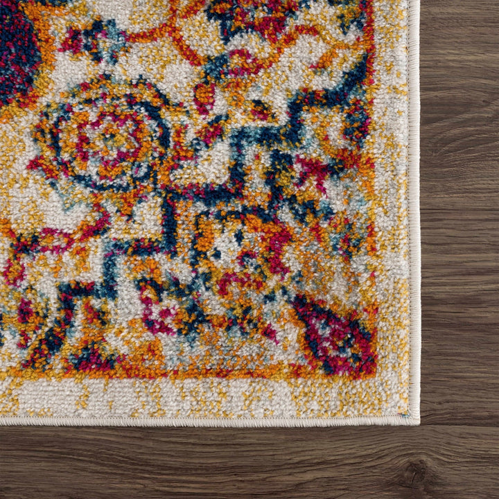 Istanbul Traditional Blue And Ivory Area Rug - The Rug Decor