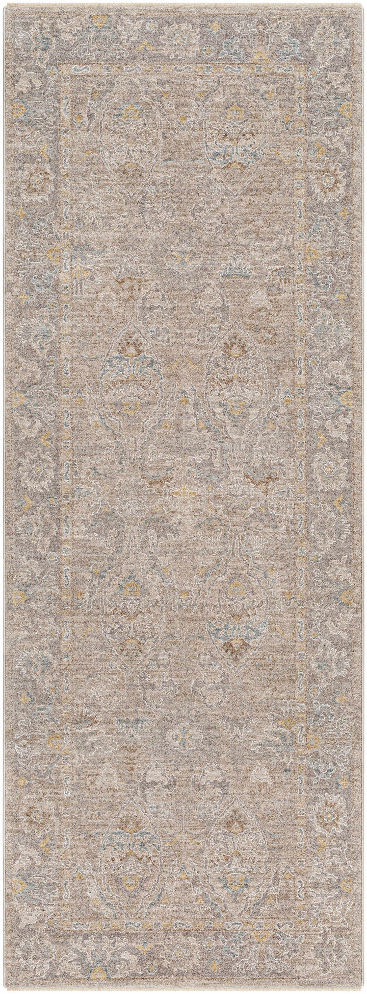 Istas Traditional Style Beige And Gray Area Rug