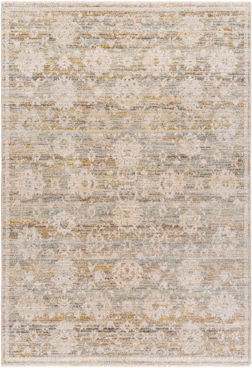 Itzel Traditional Beige And Gray Area Rug - The Rug Decor