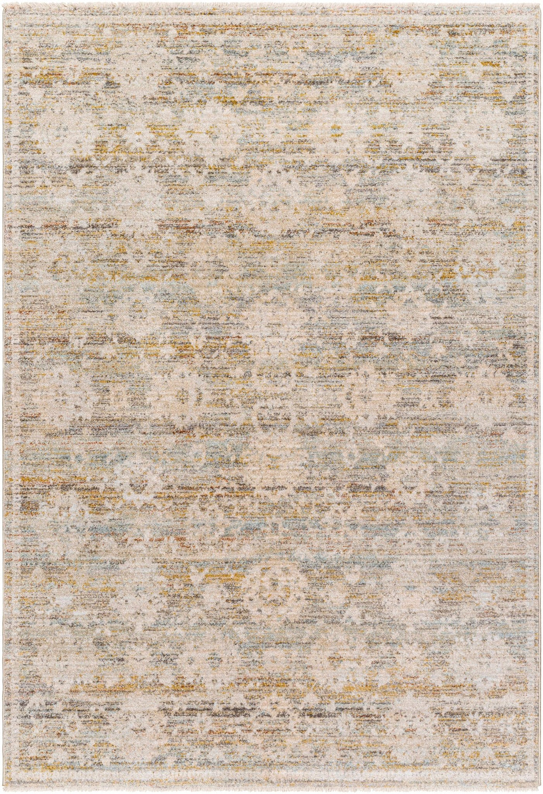 Itzel Traditional Beige And Gray Area Rug - The Rug Decor