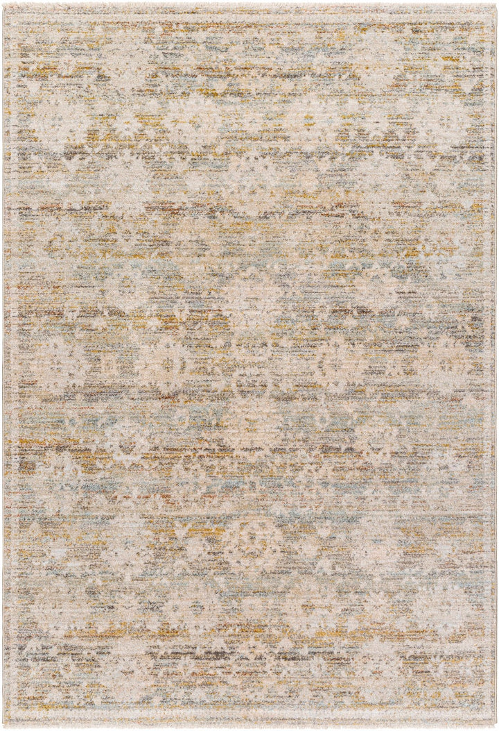 Itzel Traditional Beige And Gray Area Rug - The Rug Decor