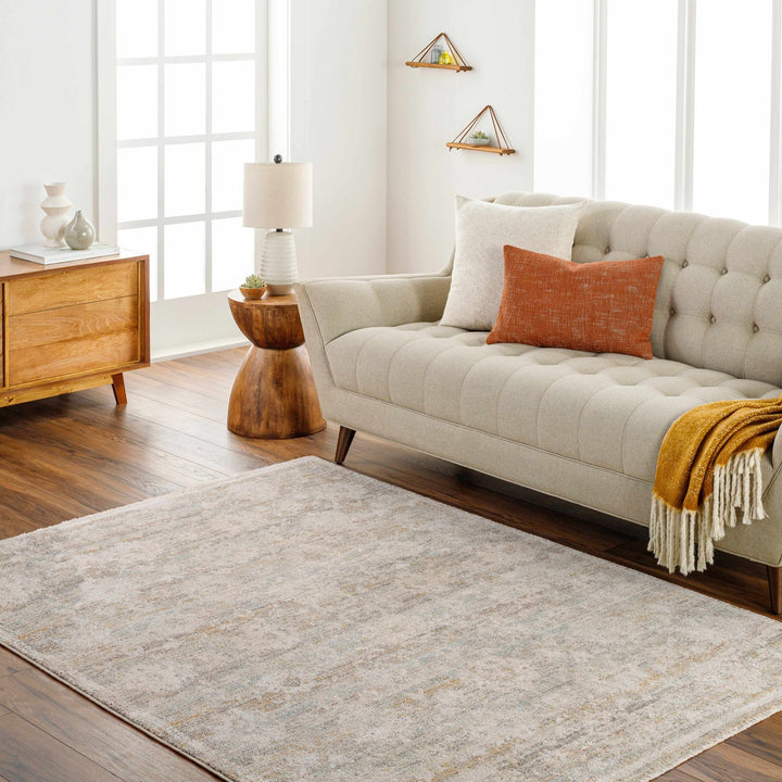 Itzel Traditional Beige And Gray Area Rug - The Rug Decor