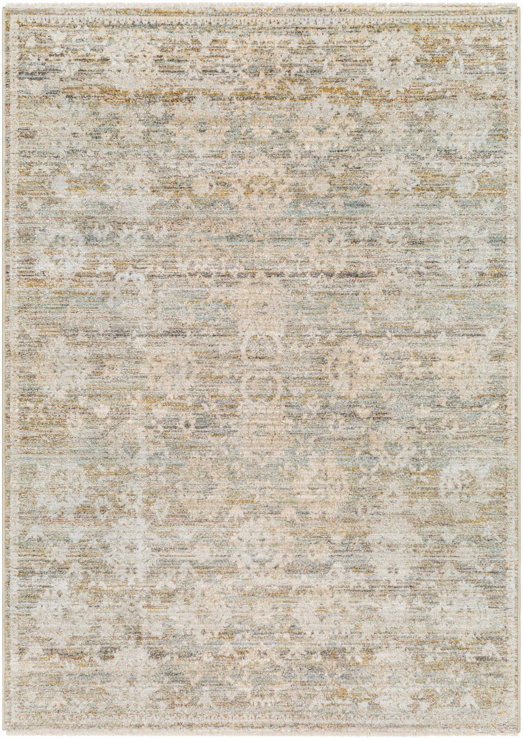 Itzel Traditional Beige And Gray Area Rug - The Rug Decor