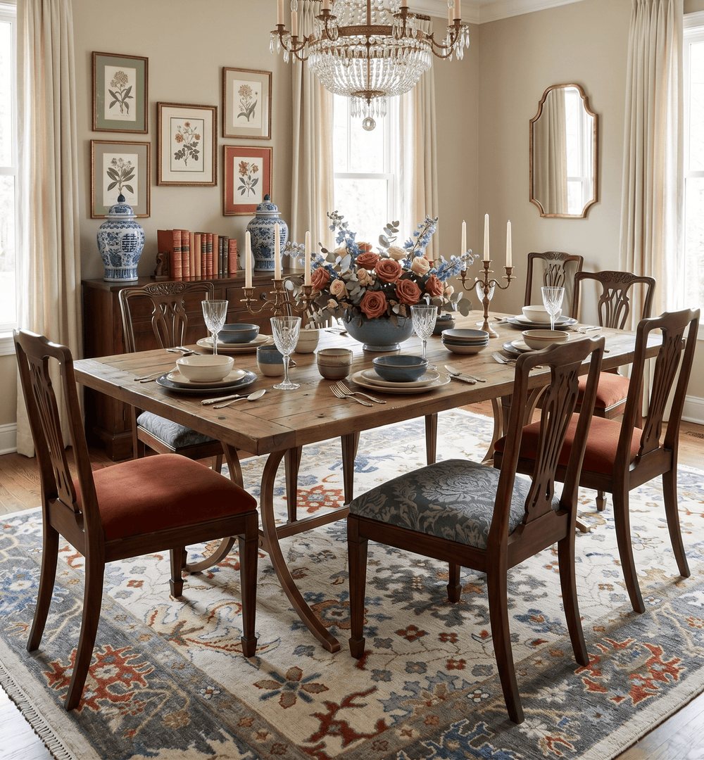 Ivory and Gray Floral Oushak Hand Knotted Custom Made Wool Area Rug - The Rug Decor