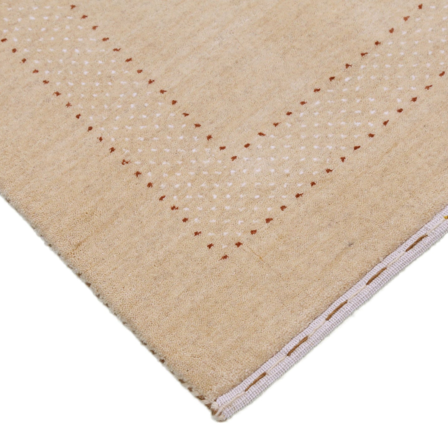 Ivory Contemporary Design Hand Loomed Wool Area Rug - The Rug Decor