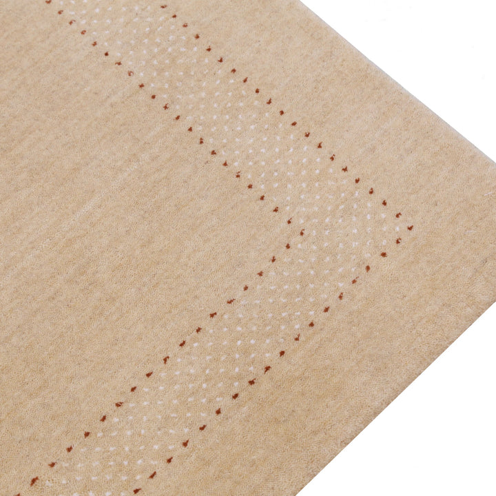 Ivory Contemporary Design Hand Loomed Wool Area Rug - The Rug Decor