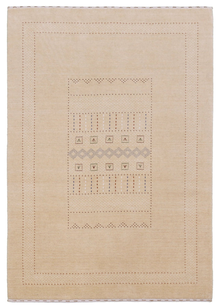 Ivory Contemporary Design Hand Loomed Wool Area Rug - The Rug Decor
