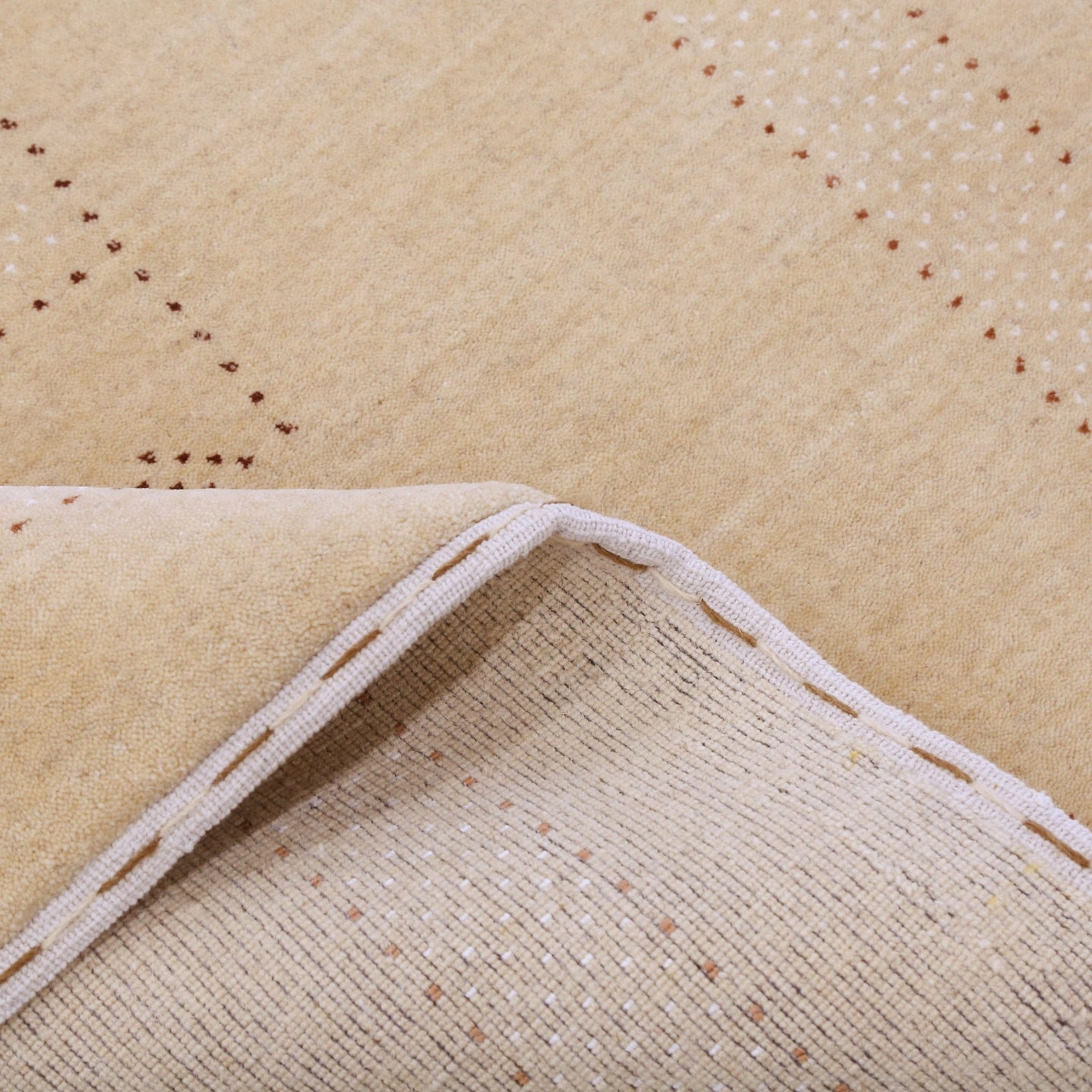 Ivory Contemporary Design Hand Loomed Wool Area Rug - The Rug Decor