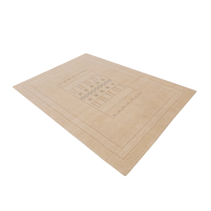 Ivory Contemporary Design Hand Loomed Wool Area Rug - The Rug Decor