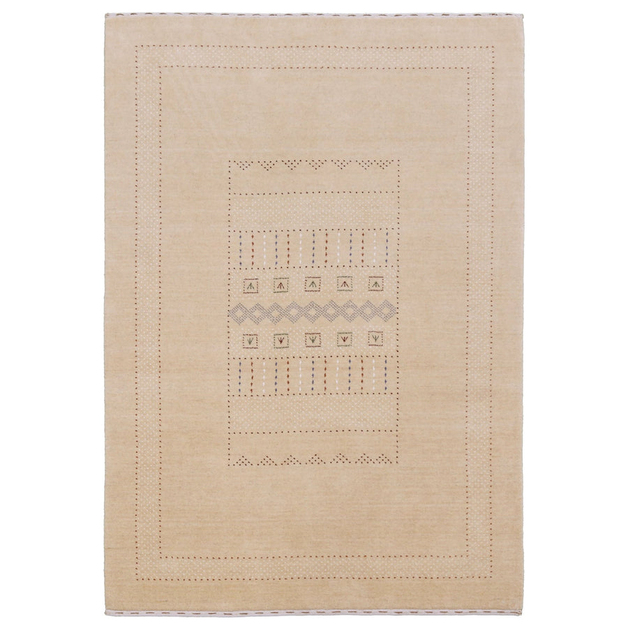 Ivory Contemporary Design Hand Loomed Wool Area Rug - The Rug Decor
