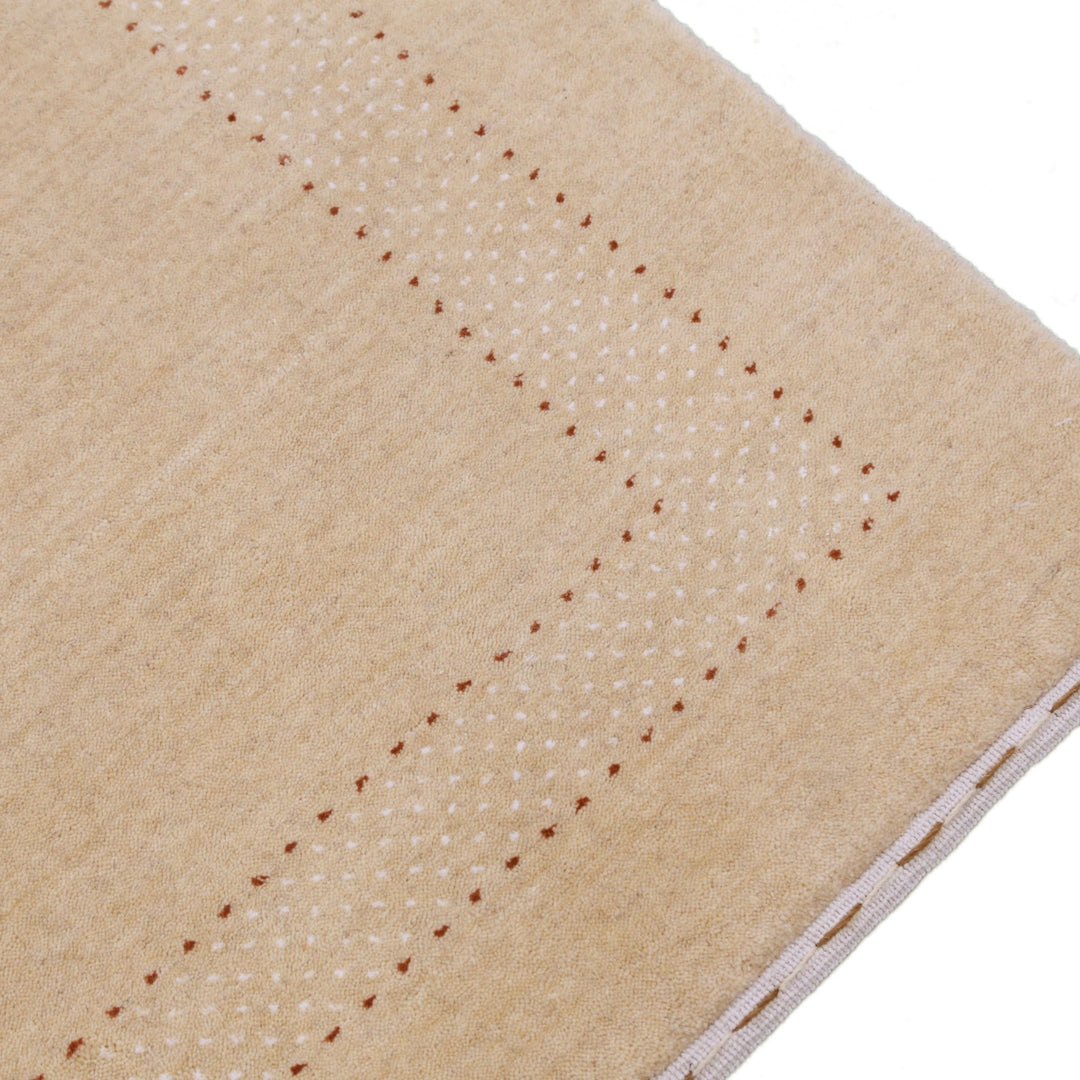 Ivory Contemporary Design Hand Loomed Wool Area Rug - The Rug Decor
