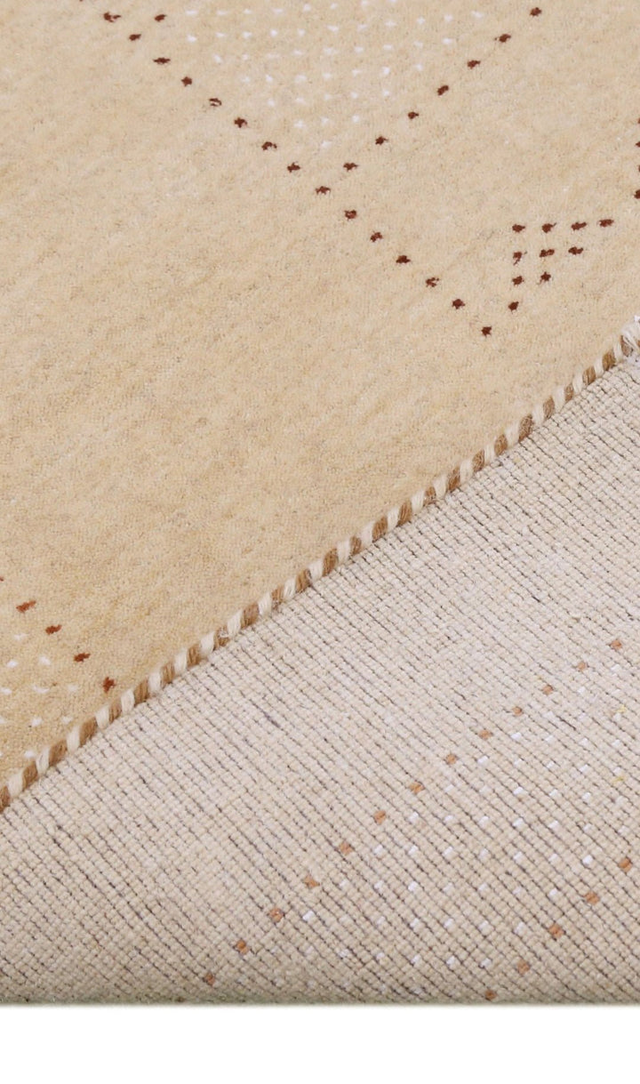 Ivory Contemporary Design Hand Loomed Wool Area Rug - The Rug Decor